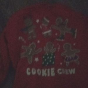 Christmas shirt size 7 in girls and red